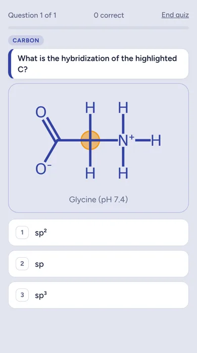 Organic Chemistry question in Quanta: Hybridization on real structures